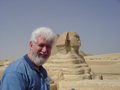 Dad and Sphinx in Egypt
